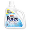 Purex Free and Clear Liquid Laundry Detergent  Unscented  150 oz Bottle (DIA05020EA)