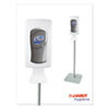 Dial FIT Touch Free Dispenser Floor Stand  15 7 x 15 7 x 58 3  White (DIA09495EA)
