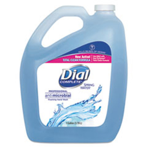 Dial Professional Antimicrobial Foaming Hand Wash  Spring Water  1 gal Bottle (DIA15922EA)