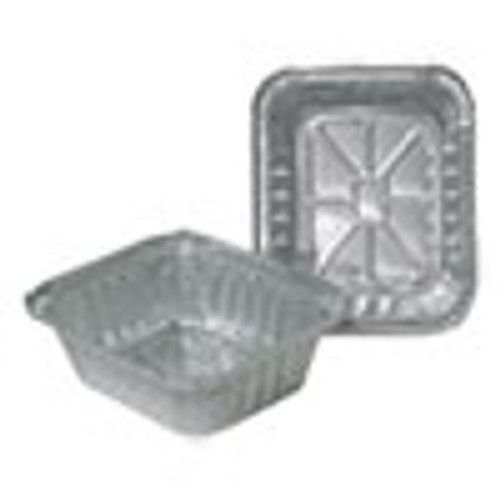Durable Packaging Aluminum Closeable Containers  1 lb Oblong  1000 Carton (DPK220301000)
