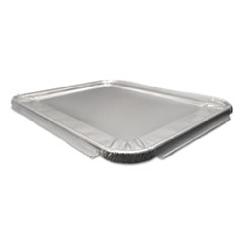 Durable Packaging Aluminum Steam Table Lids for Heavy-Duty Half Size Pan  100  Carton (DPK8200100)