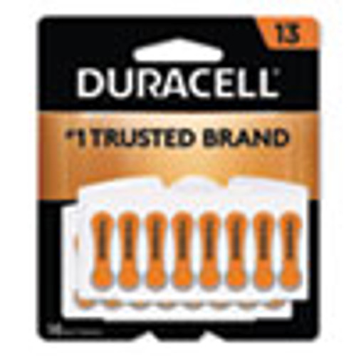 Duracell Hearing Aid Battery   13  16 Pack (DURDA13B16ZM09)
