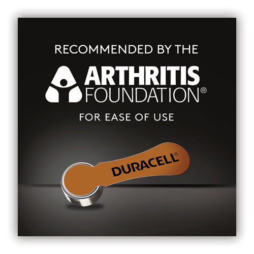 Duracell Hearing Aid Battery   13  8 Pack (DURDA13B8ZM09)