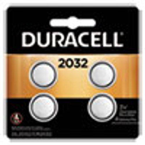Duracell Lithium Coin Battery  2032  4 Pack (DURDL2032B4PK)