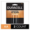 Duracell CopperTop Alkaline AA Batteries  2 Pack (DURMN1500B2Z)