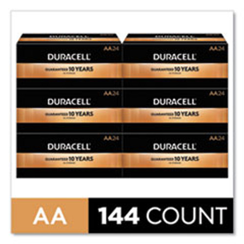 Duracell CopperTop Alkaline AA Batteries  144 Carton (DURMN1500BKD)