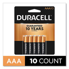 Duracell CopperTop Alkaline AAA Batteries  10 Pack (DURMN2400B10Z)