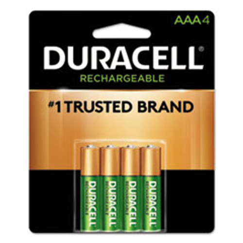 Duracell Rechargeable StayCharged NiMH Batteries  AAA  4 Pack (DURNLAAA4BCD)