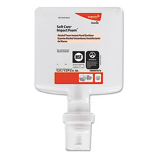Diversey Soft Care Impact  Foam Hand Sanitizer  1200 mL  Cartridge  Alcohol  6 CT (DVO100907873)