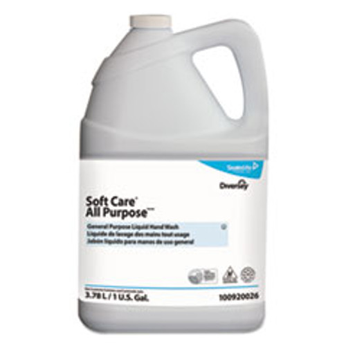 Diversey Soft Care All Purpose Liquid  Gentle Floral  1 gal Bottle  4 Carton (DVO100920026)