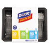 Dixie Heavyweight Polystyrene Cutlery  Clear  Knives Spoons Forks  180 Pack  10 Packs Carton (DXECH0369DX7)