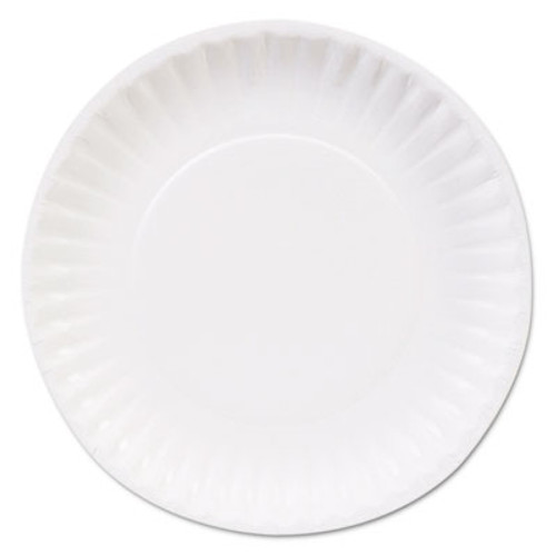 Dixie Basic Clay Coated Paper Plates  6   White  100 Pack  12 Packs Carton (DXEDBP06WCT)