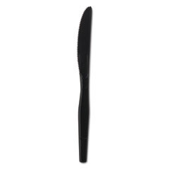 Dixie SmartStock Plastic Cutlery Refill  Knives  7   Series-O Heavyweight  Black  40 Pack  24 Packs Carton (DXESSPKH51)