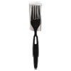 Dixie SmartStock Wrapped Heavy-Weight Cutlery Refill  Fork  Black  960 Carton (DXESSWPF5)