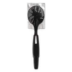 Dixie SmartStock Wrapped Heavy-Weight Cutlery Refill  Soup Spoon  Black  960 Carton (DXESSWPS5)