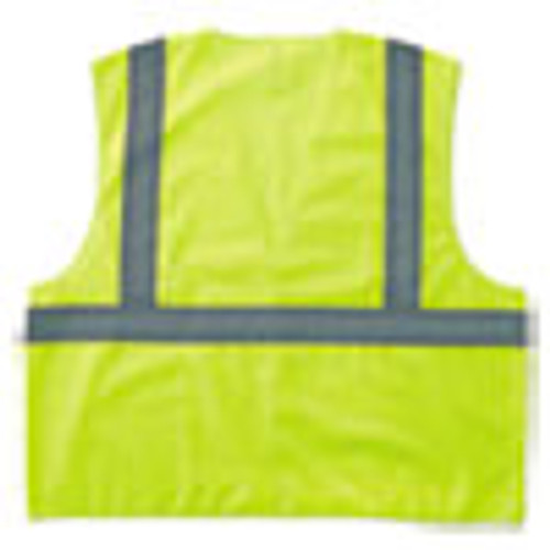 ergodyne GloWear 8205HL Type R Class 2 Super Econo Mesh Safety Vest  Lime  4X- 5X-Large (EGO20979)