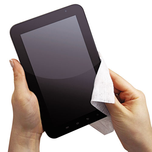 Endust for Electronics Tablet and Laptop Cleaning Wipes  Unscented  70 Tub (END12596)