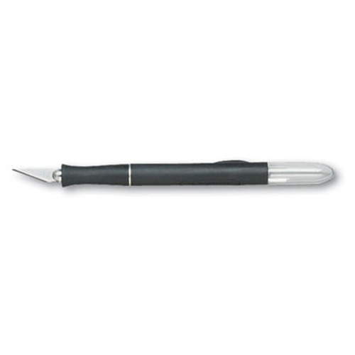 X-ACTO X2000 No-Roll Rubber Barrel Knife w  11 Replaceable Blade   Safety Cap (EPIX3724)