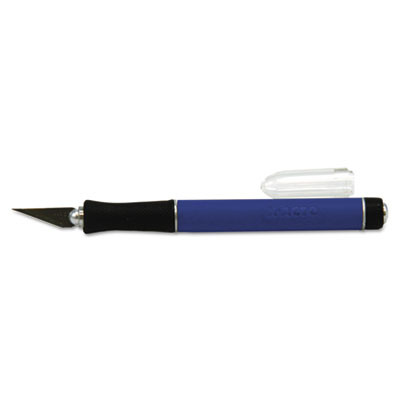 X-ACTO X3000 Rubber-Barrel Hobby Knife  Three  11 Blades  Black (EPIX3730Q)