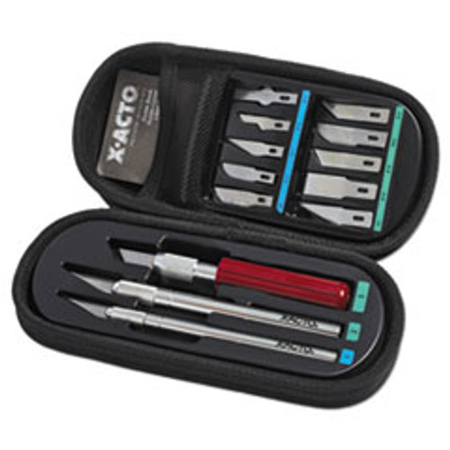 X-ACTO Knife Set  3 Knives  10 Blades  Carrying Case (EPIX5285)