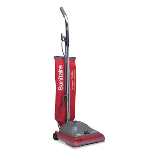Sanitaire TRADITION Upright Bagged Vacuum  5 Amp  19 8 lb  Red Gray (EURSC688B)