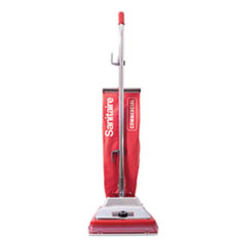 Sanitaire TRADITION Upright Vacuum with Shake-Out Bag  17 5 lb  Red (EURSC886G)