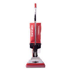 Sanitaire TRADITION Upright Vacuum with Dust Cup  7 Amp  12  Path  Red Steel (EURSC887E)