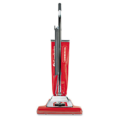 Sanitaire TRADITION Bagless Upright Vacuum  16  Wide Path  18 5 lb  Red (EURSC899H)