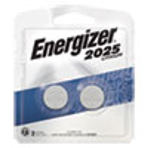Energizer 2025 Lithium Coin Battery  3V  2 Pack (EVE2025BP2)
