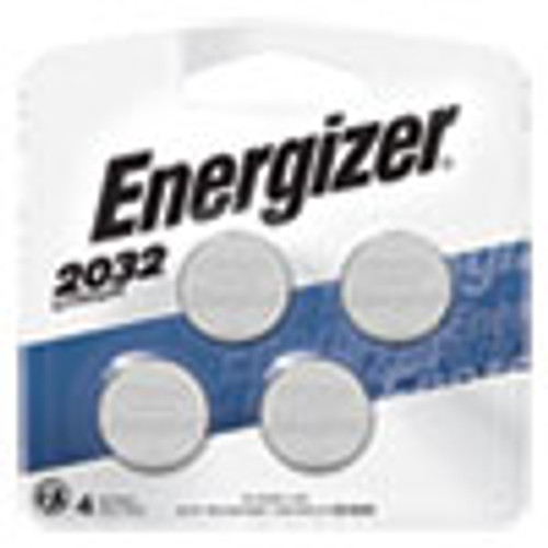 Energizer 2032 Lithium Coin Battery  3V  4 Pack (EVE2032BP4)