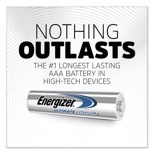 Energizer Ultimate Lithium AAA Batteries  1 5V  4 Pack (EVEL92SBP4)