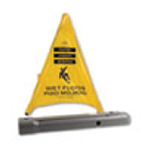 Spill Magic Pop Up Safety Cone  3  x 2 1 2  x 30   Yellow (FAO230SC)