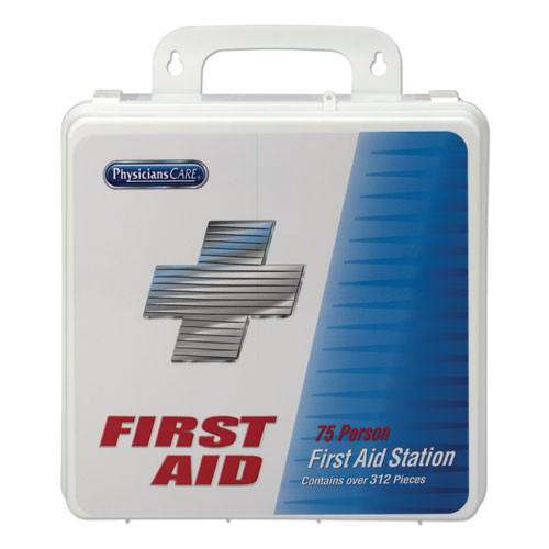 PhysiciansCare by First Aid Only Office First Aid Kit  for Up to 75 people  312 Pieces Kit (FAO60003)