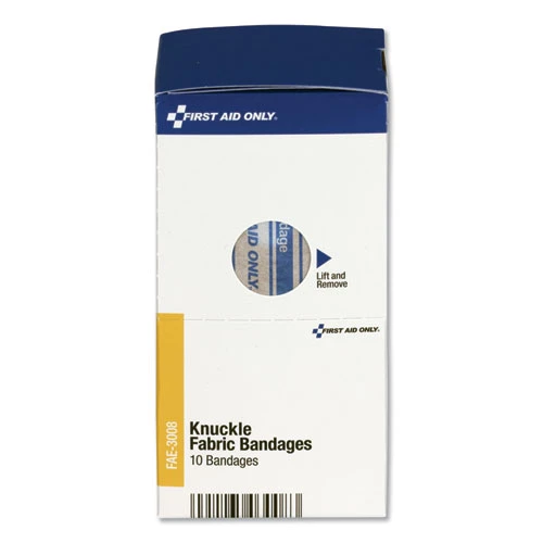 First Aid Only Knuckle Bandages  Individually Sterilized  10 Box (FAOFAE3008)