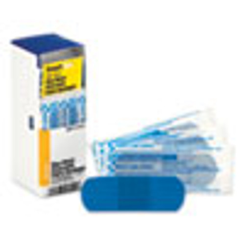 First Aid Only Refill f SmartCompliance Gen Cabinet  Blue Metal Detectable Bandages 1x3 25 Bx (FAOFAE3010)