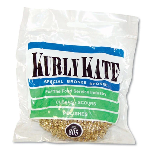 Kurly Kate Brass Scrubber  72 Carton (FKLL180598)
