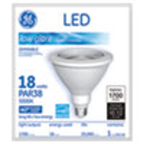 GE LED PAR38 Dimmable 40 DG Daylight Flood Light Bulb  5000K  18 W (GEL65731)