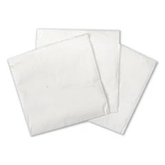 GEN Cocktail Napkins  1-Ply  9w x 9d  White  500 Pack  8 Packs Carton (GENCOCKTAILNAPW)