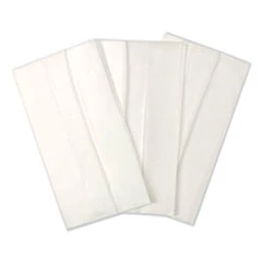 GEN Tall-Fold Napkins  1-Ply  7 x 13 1 4  White  10 000 Carton (GENTFOLDNAPKW)