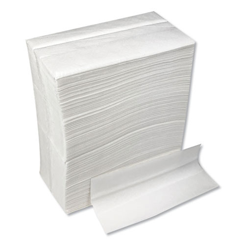 GEN Tall-Fold Napkins  1-Ply  7 x 13 1 4  White  10 000 Carton (GENTFOLDNAPKW)