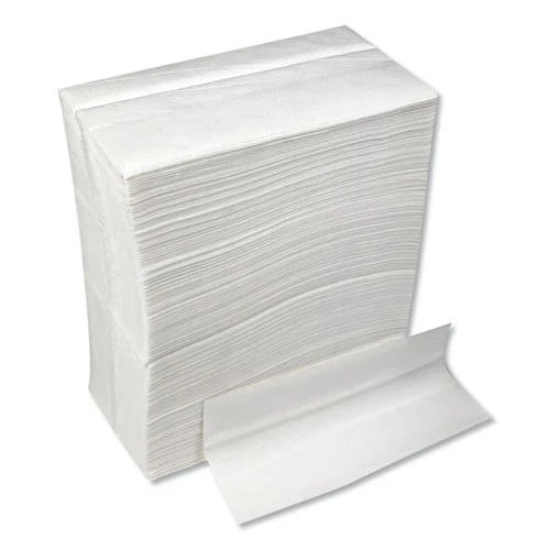 GEN Tall-Fold Napkins  1-Ply  7 x 13 1 4  White  10 000 Carton (GENTFOLDNAPKW)
