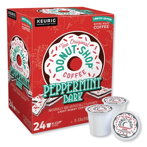 The Original Donut Shop Peppermint Bark K-Cup Pods  24 Box (GMT7428)