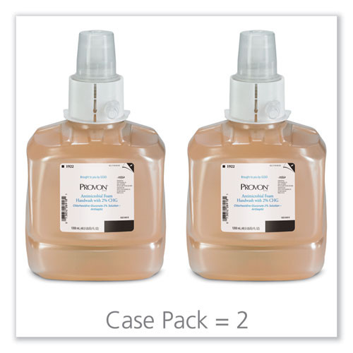 PROVON Antimicrobial Foam Handwash  Fragrance-Free  1200 mL  2 Carton (GOJ192202)