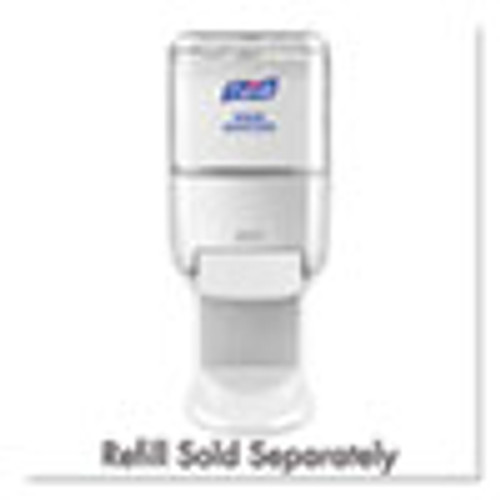 PURELL Push-Style Hand Sanitizer Dispenser  1200 mL  5 25  x 8 56  x 12 13   White (GOJ502001)