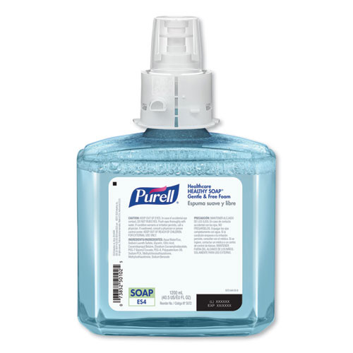 PURELL Healthcare HEALTHY SOAP Gentle and Free Foam  1200 mL  For ES4 Dispensers  2 Carton (GOJ507202)