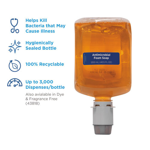 Georgia Pacific Professional Pacific Blue Ultra Manual Dispenser Refill  1200 mL  Pacific Citrus  4 Carton (GPC43819)