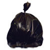 Heritage Low-Density Repro Can Liner  56 gal  1 35 mil  46 x 50  Black  20 Roll  5 Rolls Carton (HERX9250SKR01)