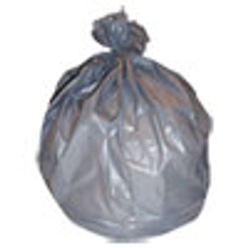 Heritage High-Density Waste Can Liners  60 gal  22 microns  38  x 60   Silver  150 Carton (HERZ7660WS)