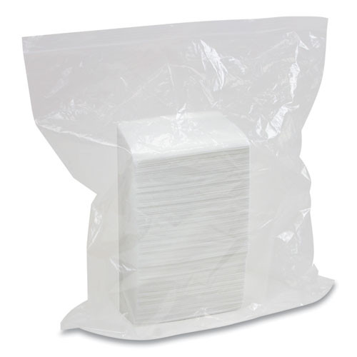 HOSPECO Easy Task F310 Wiper  Quarterfold  10 x 13  Zipper Bag  175 Bag  6 Carton (HOSNETF310QZRW)