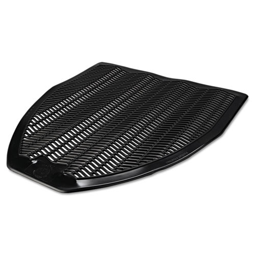 Fresh Products Disposable Urinal Floor Mat  Nonslip  Fresh Blast Scent  17 1 2 x 20 3 8  Black  6 Carton (IMP15255)